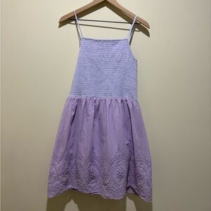 Umgee Women’s Purple Dress with Eyelet Detail